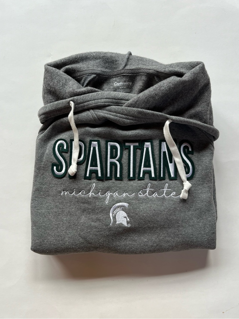 Michigan State Spartans Sweatshirt, Size Small